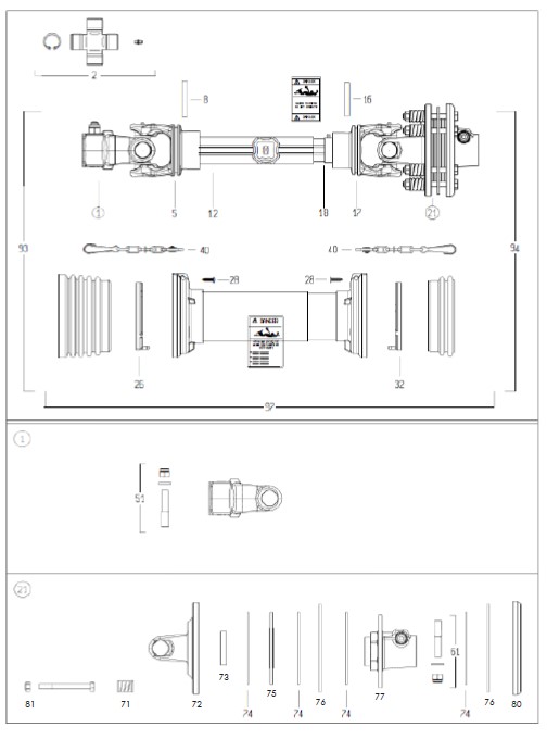 Wing PTO 540 & 1000 RPM